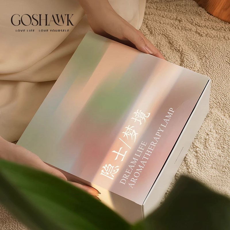 GOSHAWK罗马柱香薰灯无线香薰机卧室家用自动喷香机充电礼盒香薰