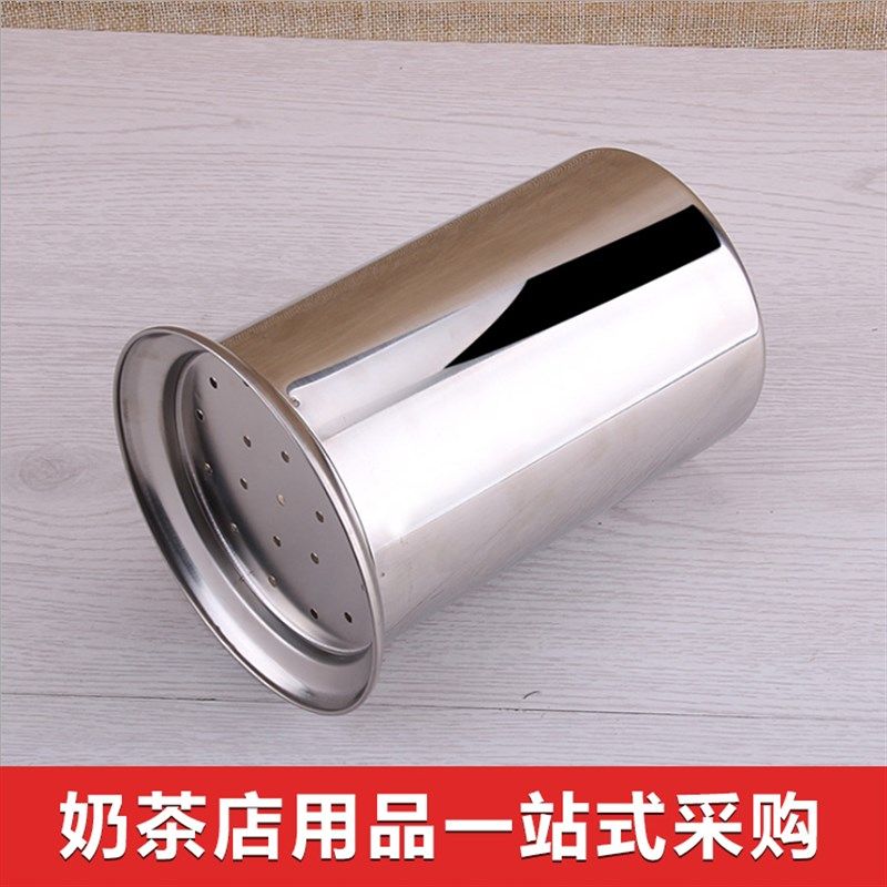 加厚不锈钢筷子筒奶茶店吧台吸管筒桶厨房收纳盒沥水筷子笼刀叉座