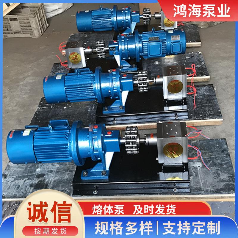 热熔胶泵熔体泵厂家无妨熔喷挤出机计量泵熔喷布高温热溶胶齿轮泵