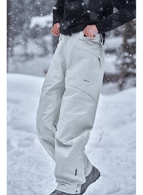 awka滑雪裤女款男情侣雪地单板3L防水防风滑雪服裤子防寒冬季