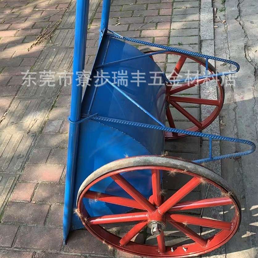 灰斗车  手推  建筑工地   双轮手推车 人力水泥沙砖搬运车