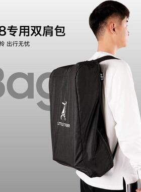 小虎子遛娃神器双肩背包婴儿推车收纳袋T18旅游登机包挂袋钩配件