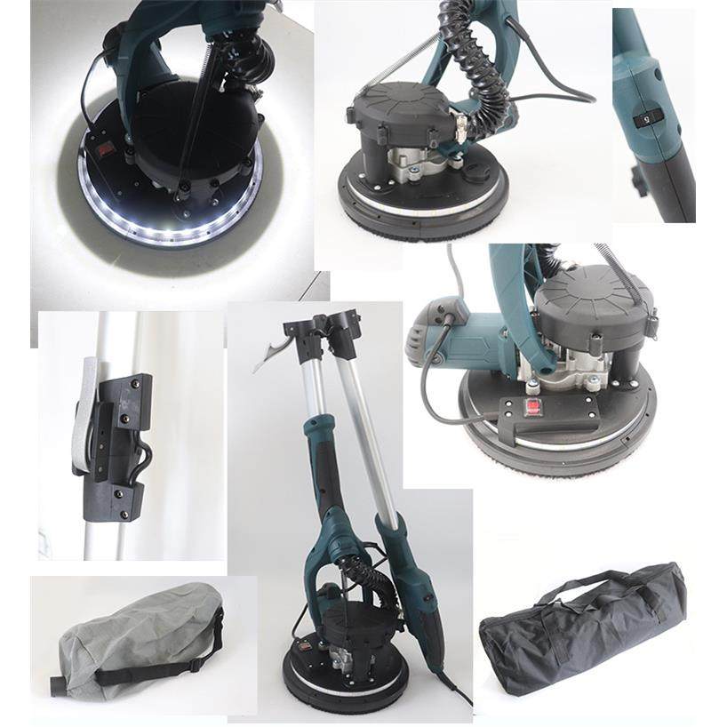 可折叠自吸长杆墙壁墙面打磨机抛光砂纸机墙面无尘腻子机双灯带,特色手工艺,其他特色工艺品,淘宝优惠券,粉丝福利购,淘宝优惠卷