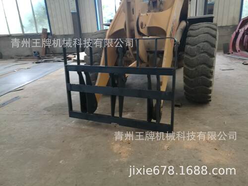 厂家直销3-5吨装载机改装托叉叉车属具加宽滑架加长型货叉架