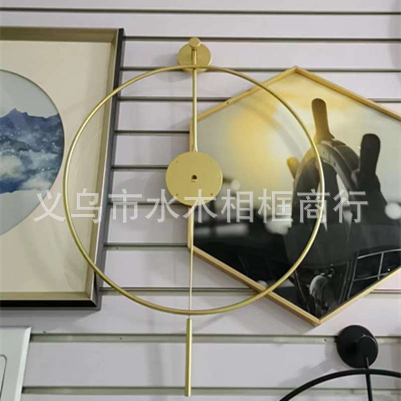摇摆钟表挂钩 创意摆臂静音机芯钟表配画铁艺 配件