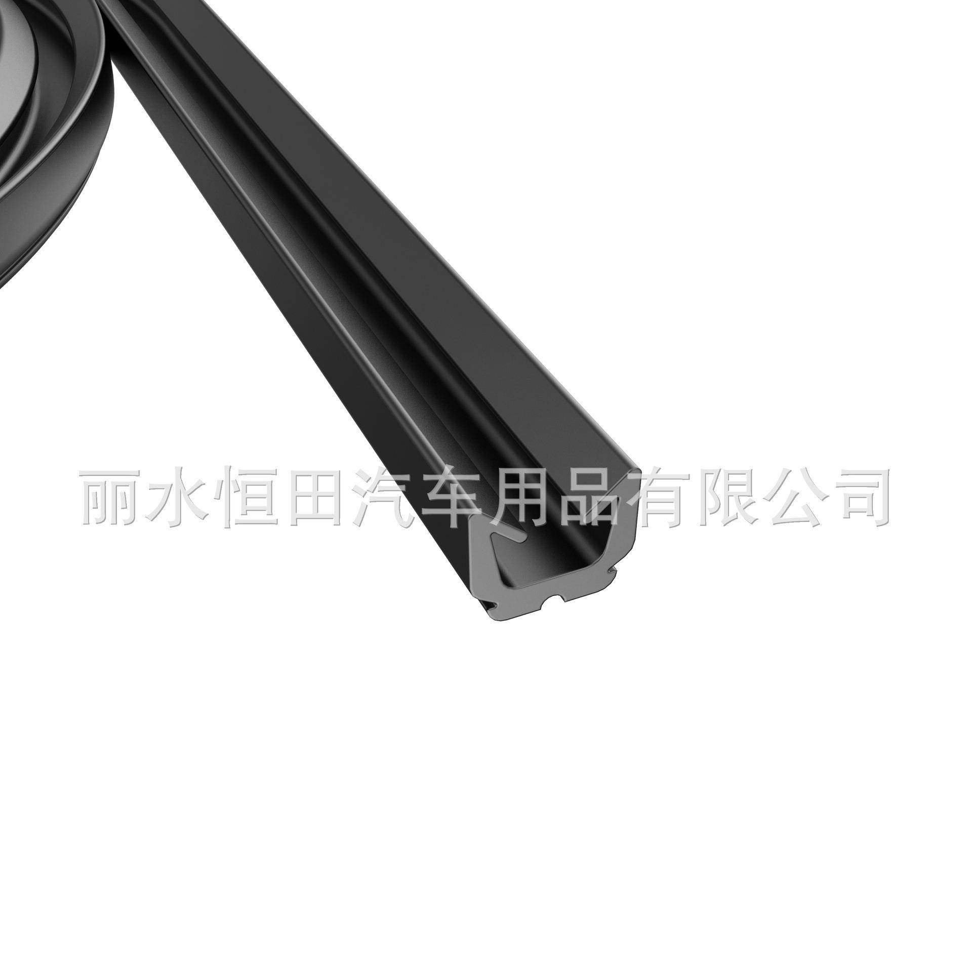 M美式房车防水抗UV橡胶条三元乙丙橡胶材质带静电植绒区域25FT