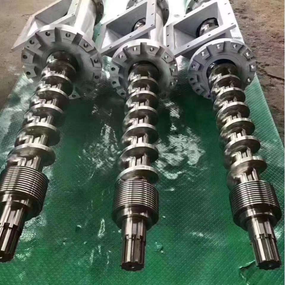 螺杆注塑挤出造粒机橡胶吹瓶拉丝机械配件金属多规格螺杆来图制作