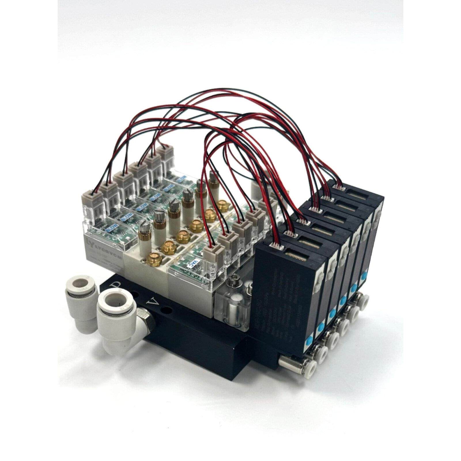 SM系列真空泵款直动式高速集成发生器带数显真空检测一体电磁阀组