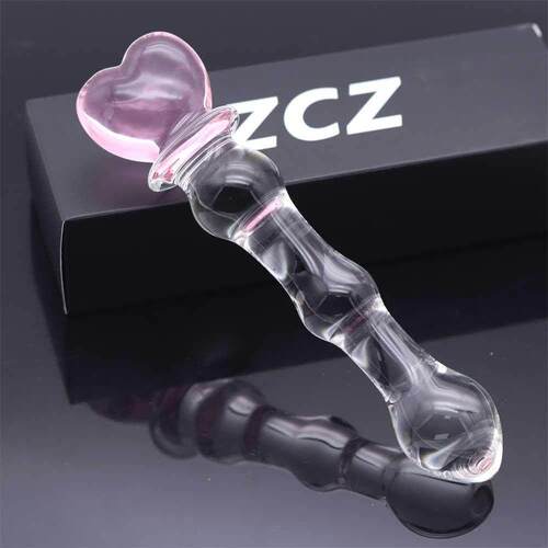 穴位按摩棒水晶安全无异味走路佩戴局部开发干净玻璃棒按压玩具玻