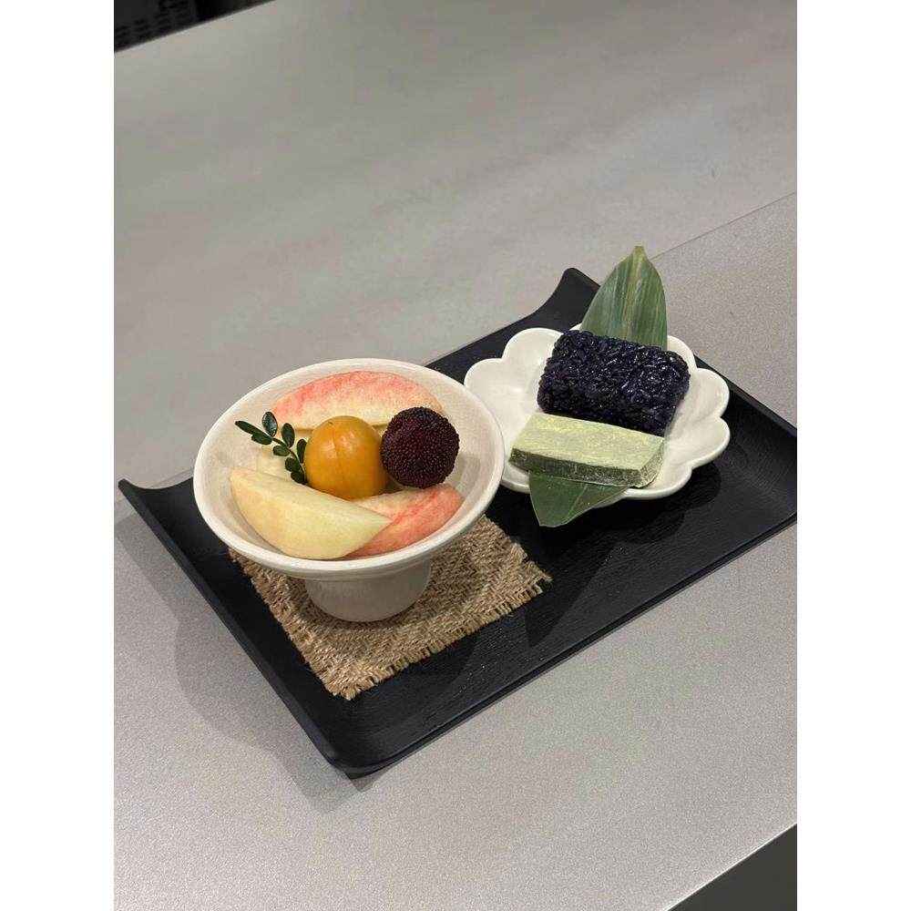 茶点盘酒店公司商务会议接待茶歇下午茶摆台密胺托盘水果点心摆盘