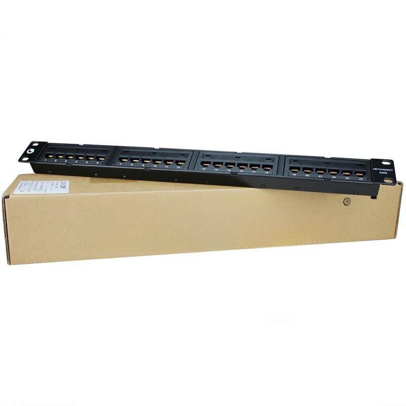 正品AMP康普六类24口非屏蔽网络配线架NPP-6-DM-1U-24/760237024