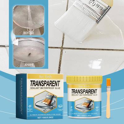 Transparent sealing waterproof adhesive invisible sealing wa
