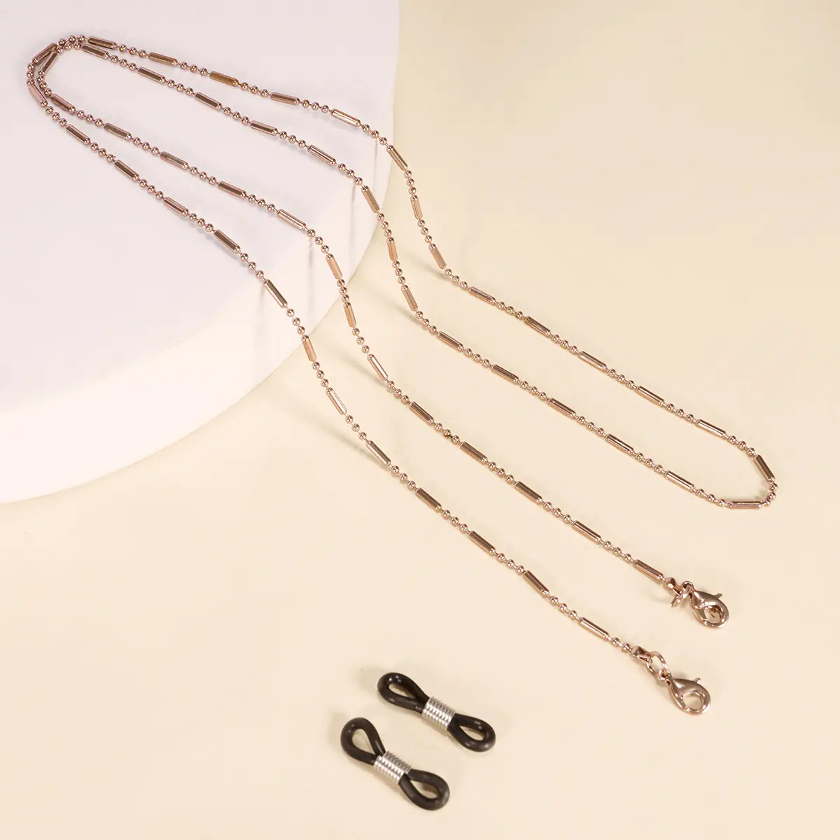 欧美眼镜链口罩链眼镜挂绳挂脖百搭潮款墨镜带防丢链条绳