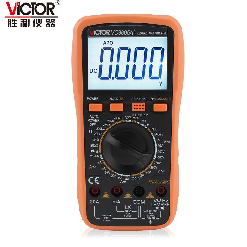 万用表VC9801A+/VC9805A+/VC9804A+VC9806+|VC9807A+|VC9808+