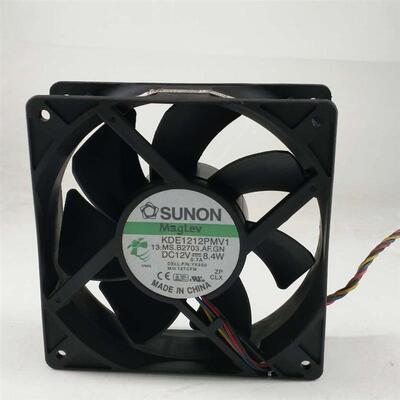 议价SUNONKDE1212PMV112CM1203812V8.4W4线PWM温控机箱散热风扇