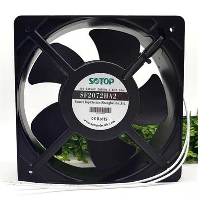 议价全新SOTOP顶源SF2072HA2AC220V205720.46/0.50A机柜散热风扇