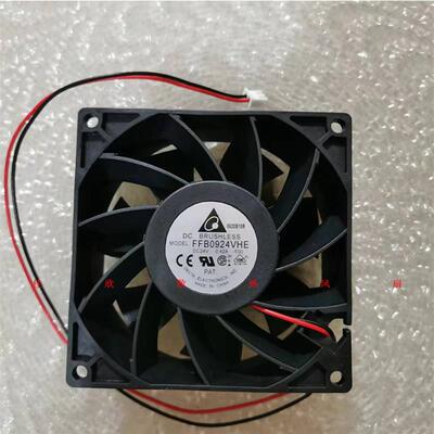 议价原装台达90389CM24V0.42AFFB0924VHE变频器双滚珠散热风扇