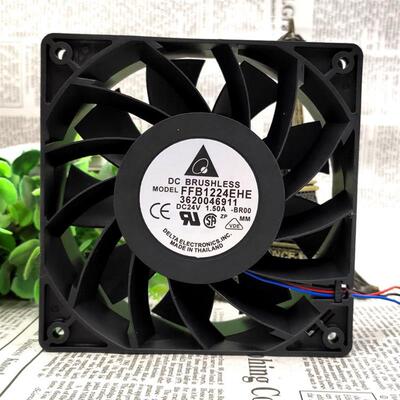 议价原装台达12CM1203824V1.5AFFB1224EHE大风量变频器散热风扇