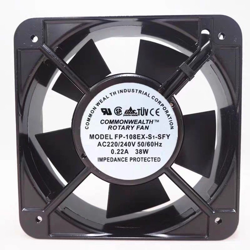 全新轴流风机 FP-108EX-S1-SFY 220V机柜散热风扇15cm 15050方型