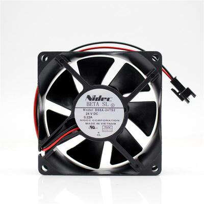 议价正品日本NIDECD08A-24TS20124V8CM80X25MM变频器散热风扇