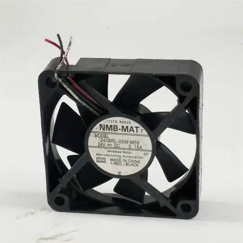 议价原装NMB2406RL-05W-M59601524V0.18A6CM三线变频器风扇