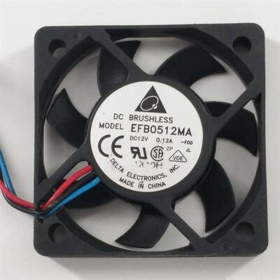 议价台达EFB0512MA5cm501012V0.12A游戏机CPU水冷机箱散热风扇