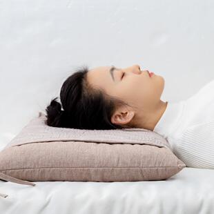 全荞麦壳枕头单人颈椎助睡眠家用枕芯高度可调节大人枕头枕套