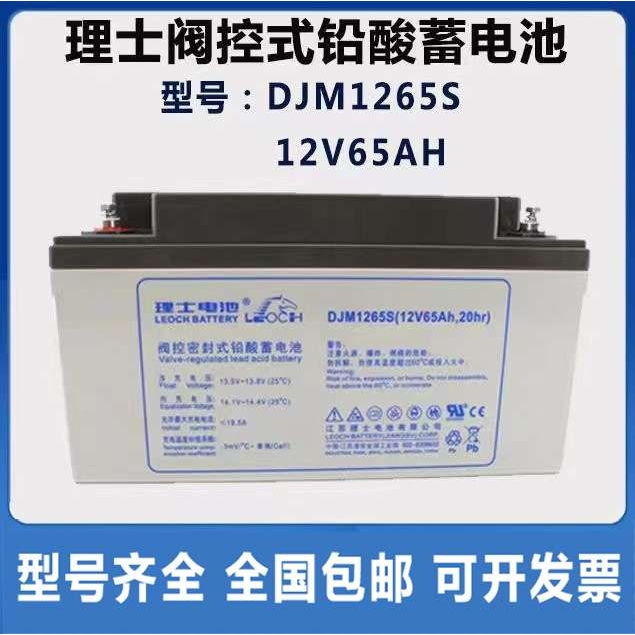 LEOCH理士DJM1265S UPS不间断电源 12V6H EPS电源铅酸蓄电池