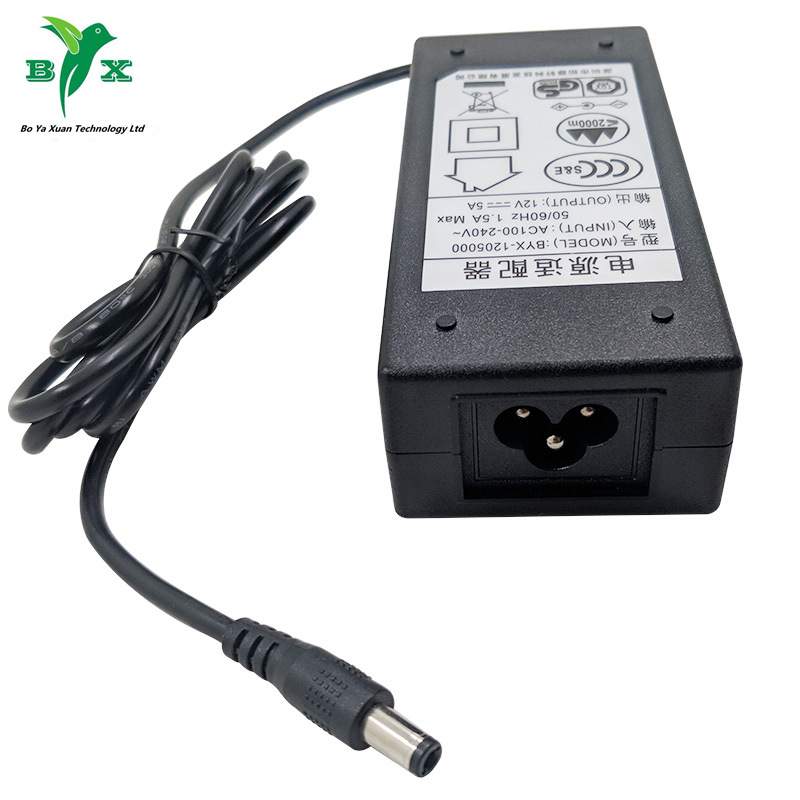 中规国标 3C认证12v5a 60W LCD 液晶电视电源适配器 4PIN 四针