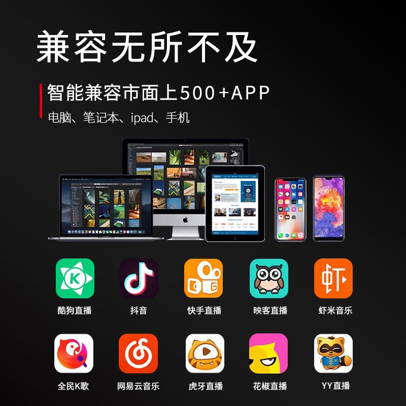 塞宾外置声卡手机唱歌专用直播设备全套usb台式电脑通用专业级