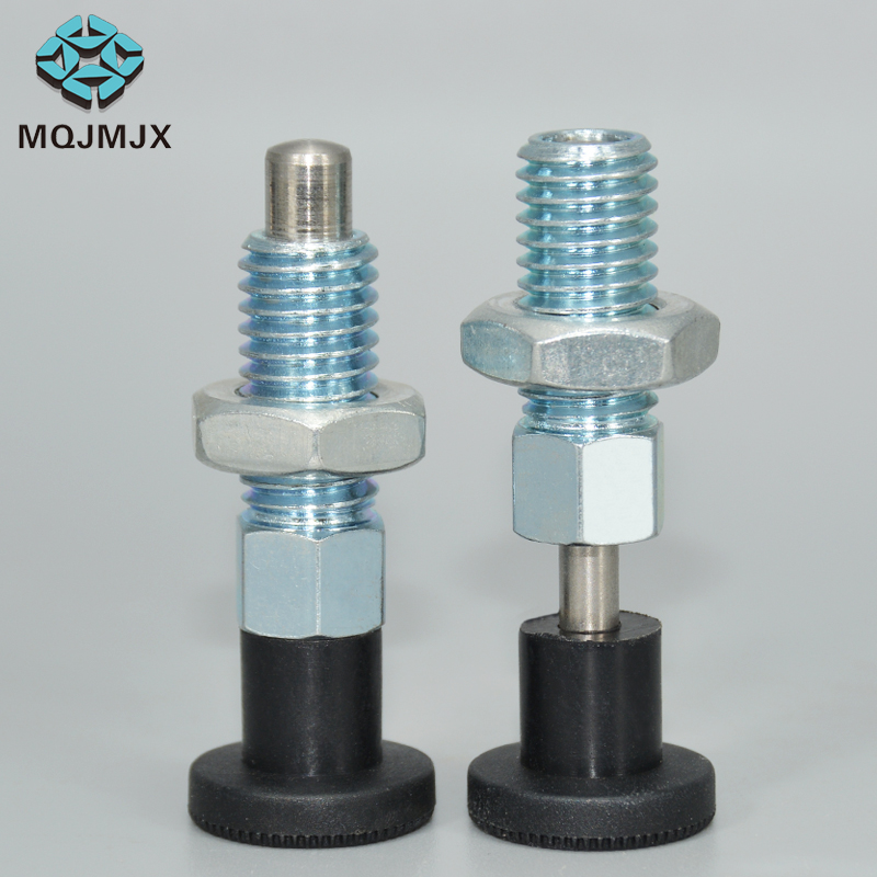 粗牙分度销GN717旋钮柱塞复位自锁型止动销弹簧定位销分割定位柱