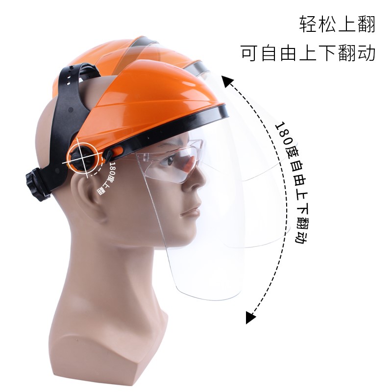 防油烟面罩女遮脸炒菜开放式厨房烧饭防油溅专用神器煮菜护脸帽子