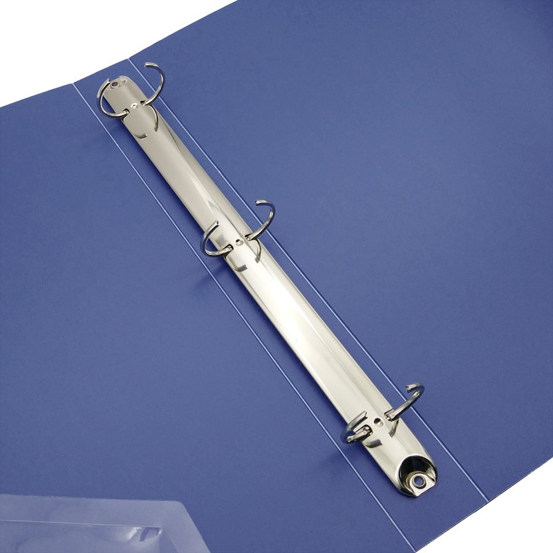 新鹏宇PY533A文件夹O型3孔A4塑料活页夹打三孔资料档案夹40mm背宽