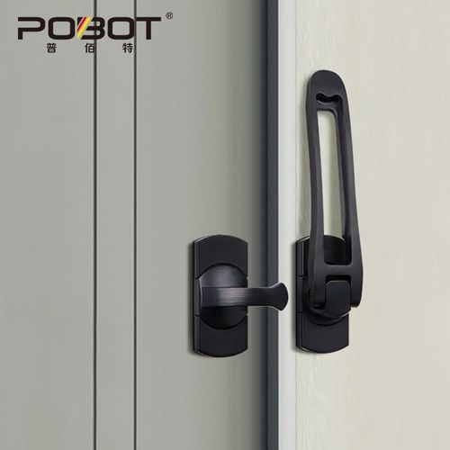 普佰特高级防盗扣304不锈钢酒店房门反锁扣安全链门扣门栓插销扣