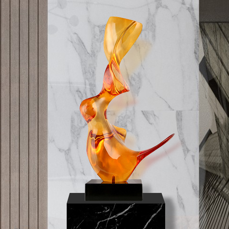 礼乔迁新居礼品新家软装摆件现代简约客厅玄关家居装饰树脂艺术品