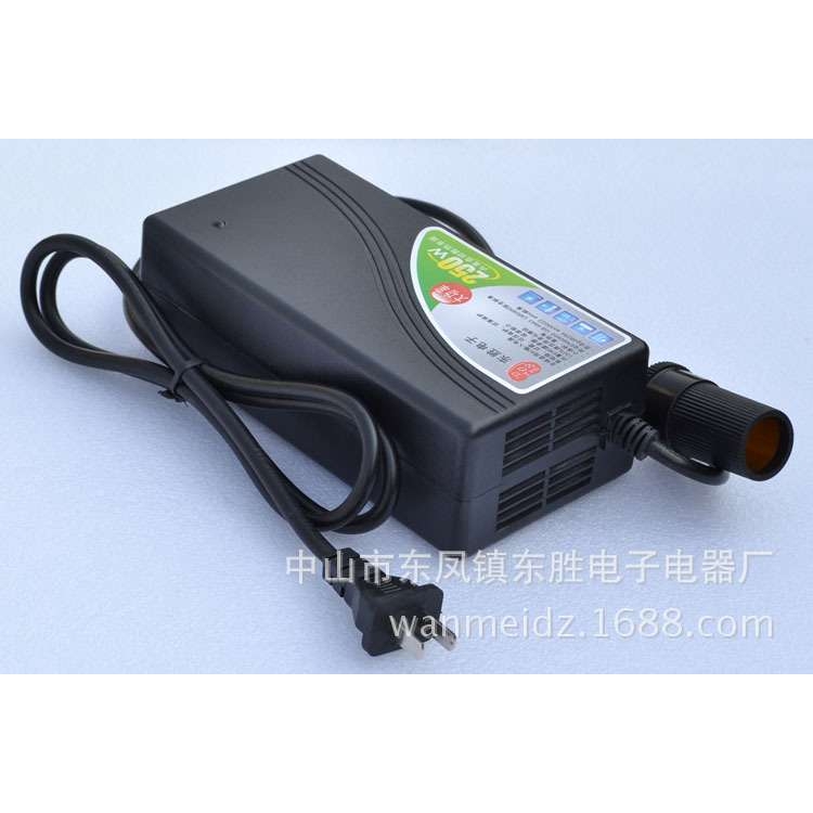 220V转12V20A250w点烟器车载打充气泵大功率直流冰箱吸尘器点烟器