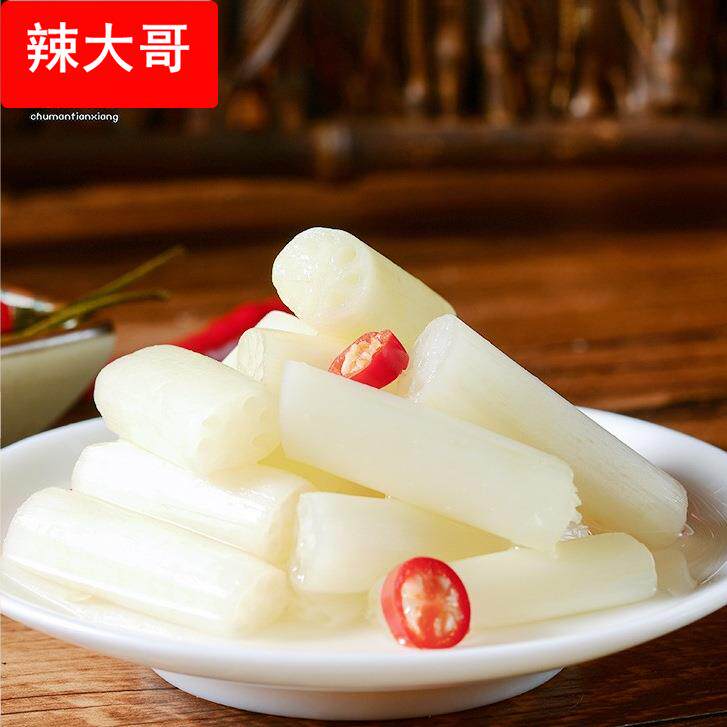 尖酸辣泡藕带藕洪湖新鲜400泡椒脆爽商用湖北特产装即食开袋