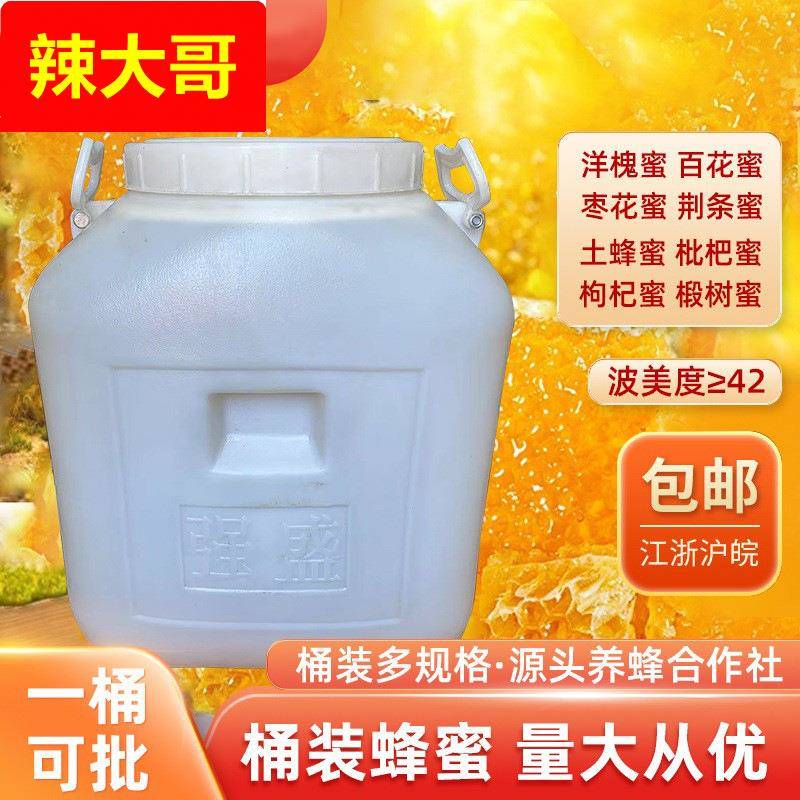桶装蜂蜜包邮洋槐蜜百花蜜椴树土蜂枣花蜜枸杞蜜荆条原蜜散装