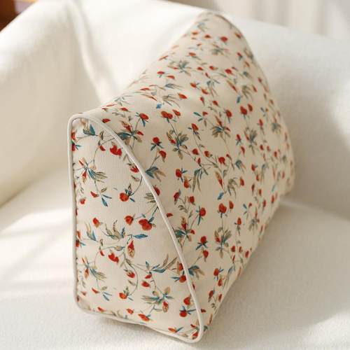 1VPR三角靠垫抱枕床头靠包办公椅汽车小腰靠榻榻米靠枕飘窗垫可拆