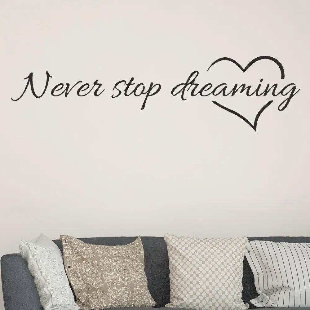 尚易sp8567励志英文墙贴可移除客厅卧室背景墙装饰墙贴纸