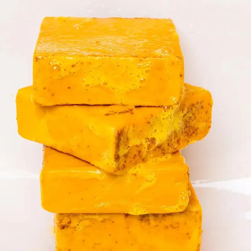 欧美tk款姜黄皂柠檬皂曲酸皂生姜手工冷制皂沐浴洗脸肥皂