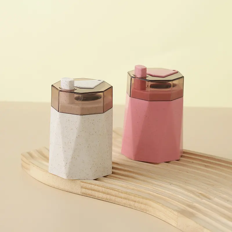 按压式牙签盒家用客厅便捷按压自动牙签盒创意撞色牙签筒