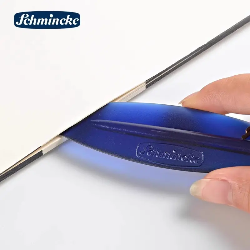 史明克柳叶刀水彩本四面封胶拆信宣纸小学生开箱蓝色裁纸专用制品