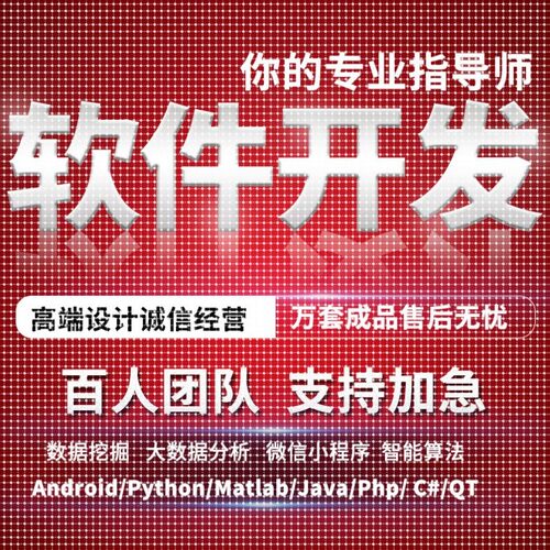 计算机程序项目设计JAVA开发python系统网站VUE定制软件安卓代编W