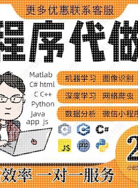 计算机Java代码编写Python程序代编程c++代写php接单c#设计代做R