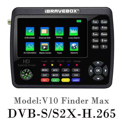 新款DVB-S/S2/S2X/ 卫星寻星仪支持WIFI V10 Finder MAX