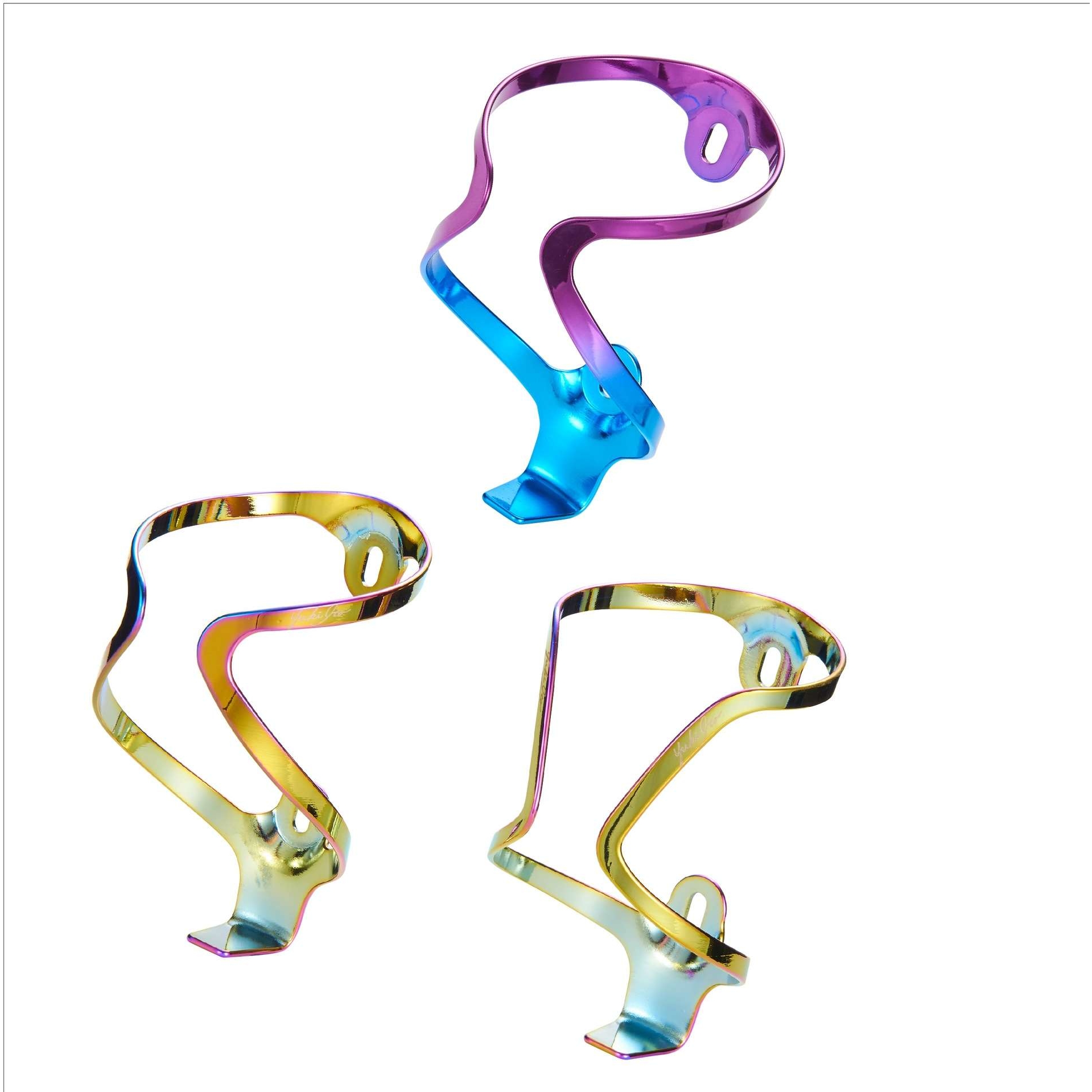 KRSEC自行车水杯架铝合金真空电镀耐磨山地越野车水壶架多色可选