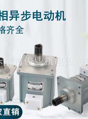 YDT60 80W微型三相异步电动机140W液压推动器专用小电机 抱闸电机