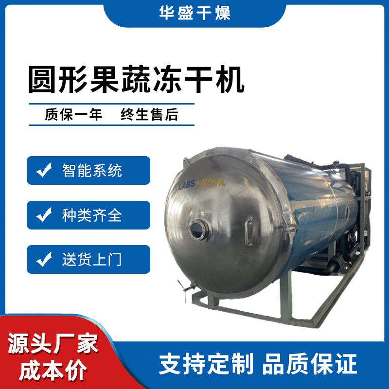 大型饼干零食调味品低温冷冻干燥机商用蔬菜水果奶粉真空冻干机