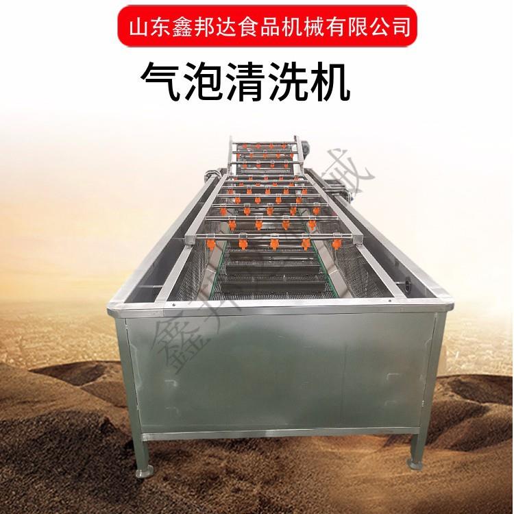 多功能全自动果蔬清洗机预制菜清洗设备气泡式车厘子杨梅清洗机
